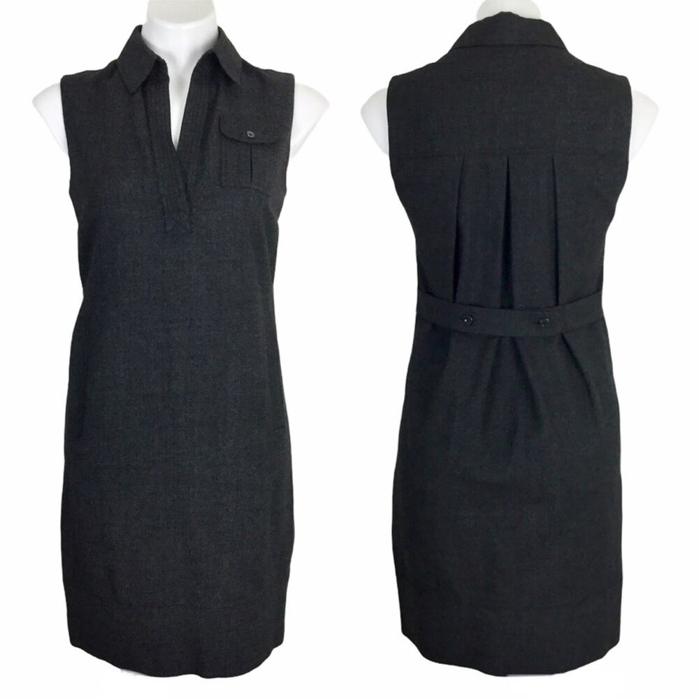 Martin + Osa Wool Blend Small Sheath Dress with Pockets